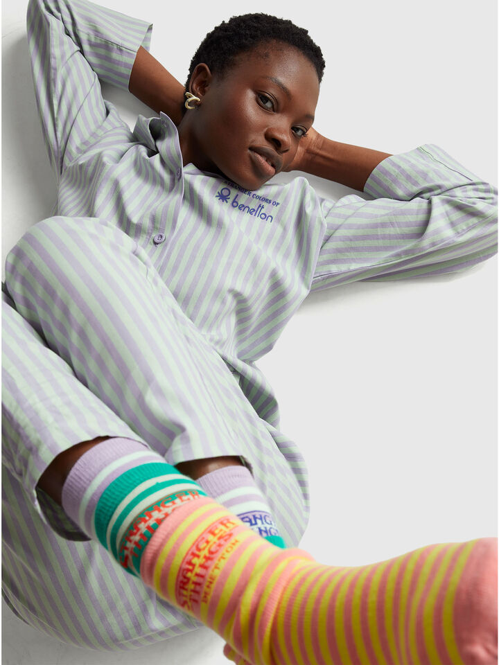 PYJAMA(JACKET+TROUSE Women image number 3